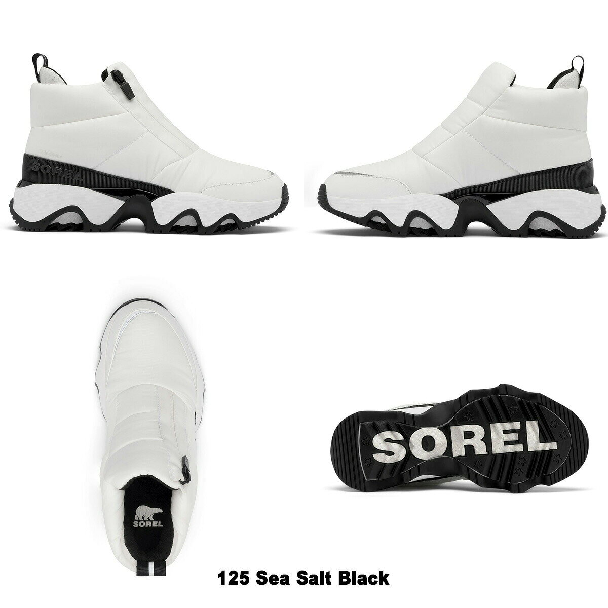 SOREL KINETIC IMPACT PUFFY ZIP WP 2カラー nl5044 ソレル キネティックインパクト パフィー ジップ ウォータープルーフ レディース ウィンター ブーツ 2025FW