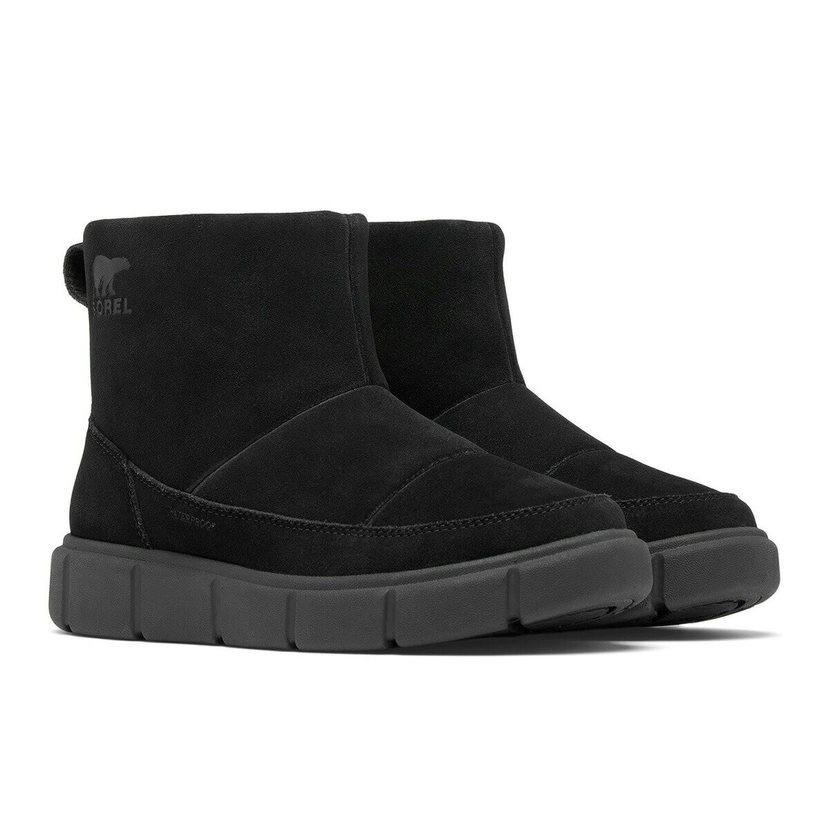 SOREL EXPLORER III SLIP-ON WP BLACK/SEA SALT nl5122-010 ソレル エクスプローラー3　スリッポンウォータープルーフ ブラック/シーソルト レディース ウィンター ブーツ 2025FW