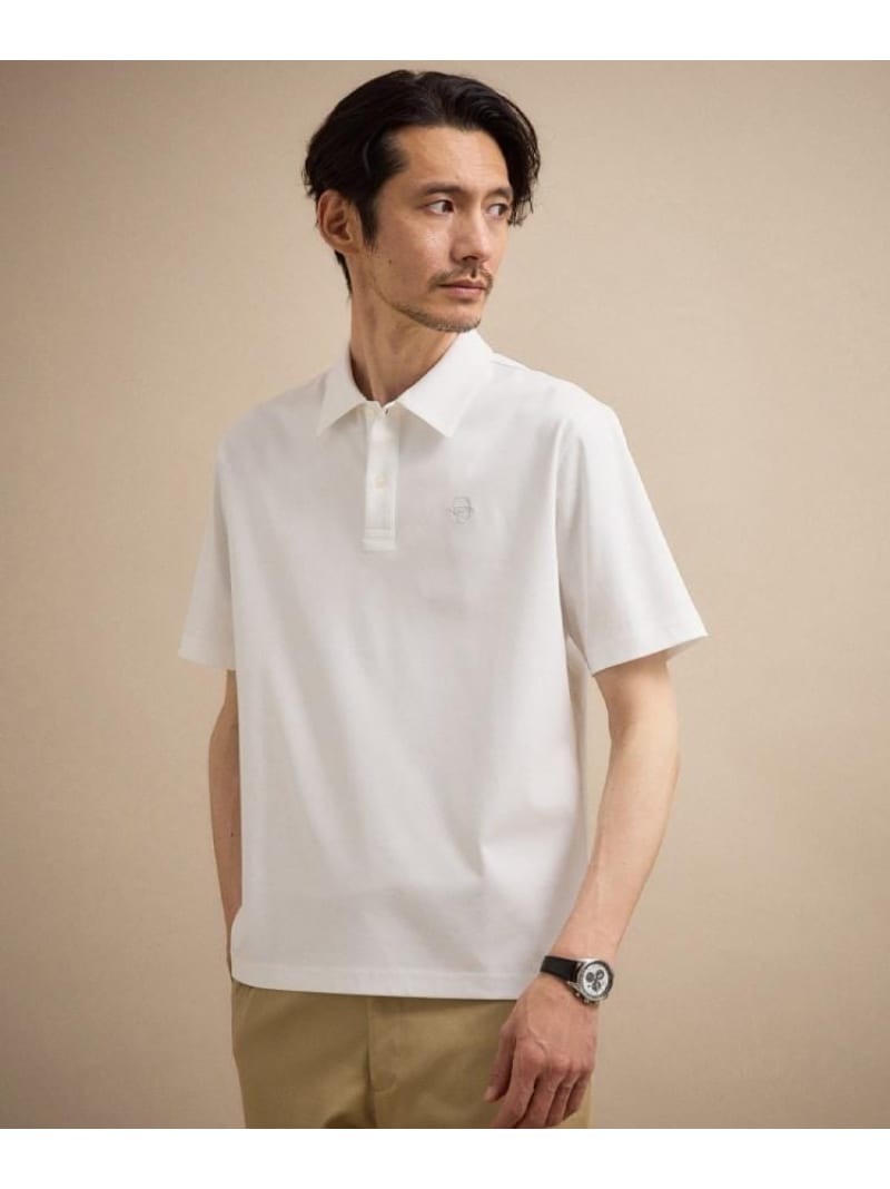 【接触冷感】アイスクリアコットン ワンポイント ポロシャツ TAKEO KIKUCHI タケオキクチ トップス ポロシャツ グリーン オレンジ ブルー ネイビー ホワイト ブラック【送料無料】[Rakuten Fashion]