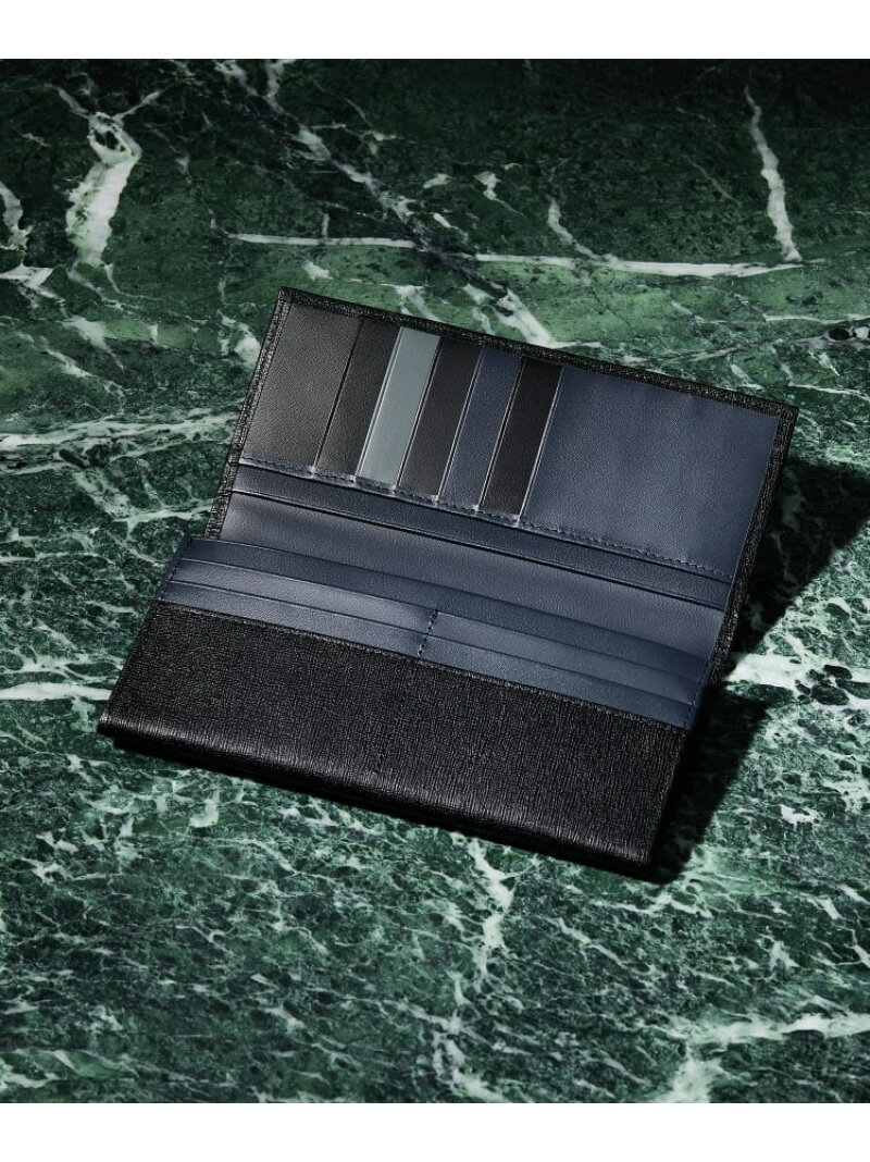 【SALE／20%OFF】配色型押しレザー 長財布 TAKEO KIKUCHI タケオキクチ 財布・ポーチ・ケース 財布 ネイビー ブラック グリーン ブルー【RBA_E】【送料無料】[Rakuten Fashion]