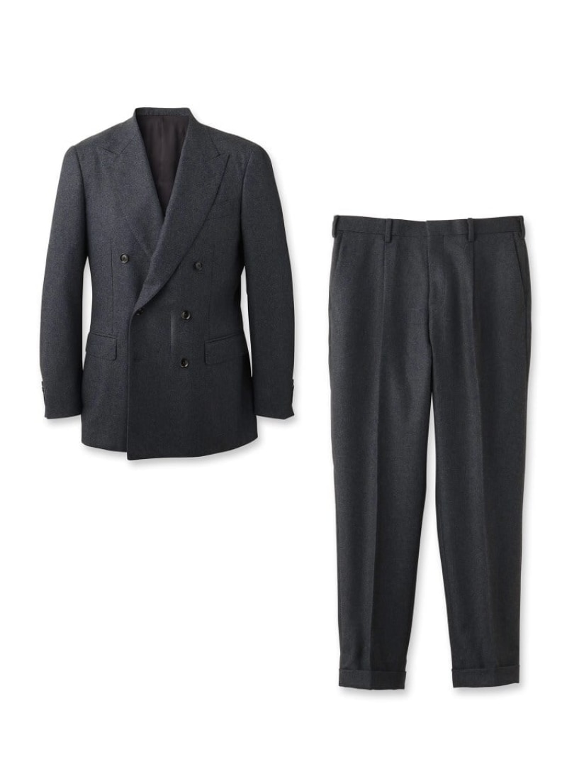 【SALE／49%OFF】【THE FLAGSHIP】グランド フランネル スーツ TAKEO KIKUCHI タケオキクチ スーツ・フォーマル セットアップスーツ グレー【RBA_E】【送料無料】[Rakuten Fashion]