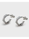 【SALE/15%OFF】ペンタゴンカットピアス TAKEO KIKUCHI タケオキクチ アクセサリー・腕時計 ピアス ゴールド シルバー【RBA_E】【送料...