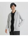 【LIMITED】ダンボール ジップアップ パーカー TAKEO KIKUCHI タケオキクチ トップス パーカー・フーディー ブラック ブルー【送料無料】[R...