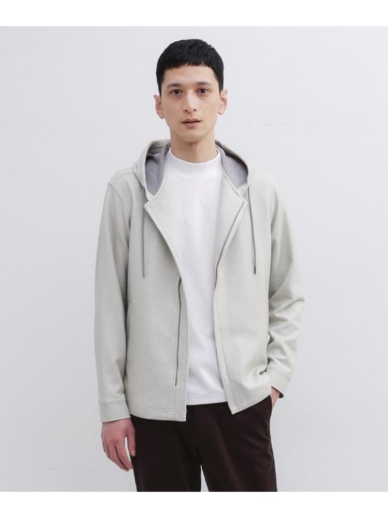 【SALE／39%OFF】【JUST ONE LAYER】ダウンファブリックZIPパーカー TAKEO KIKUCHI タケオキクチ トップス パーカー・フーディー ブルー ワインレッド グレー【RBA_E】【送料無料】[Rakuten Fashion]