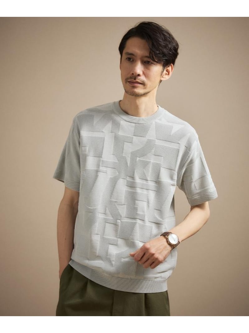 【SALE／50%OFF】【徳島ニット】ニットTシャツ TAKEO KIKUCHI タケオキクチ トップス ニット グリーン ブラウン ブラック【RBA_E】【送料無料】[Rakuten Fashion]