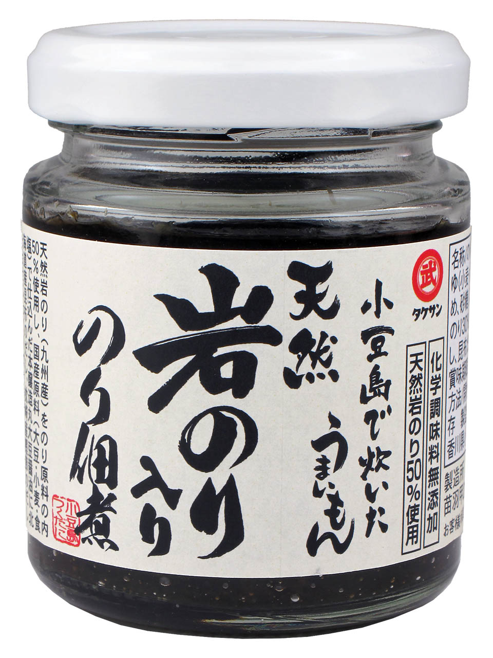 小豆島で炊いたうまいもん　天然岩のり入りのり佃煮　100g [手摘みの九州産天然岩のりを50％使用　佃煮　海苔　つくだに 　ご飯のおとも　飯供　めしとも　化学調味料無添加　国内原材料使用]