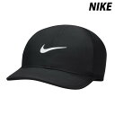 ナイキ キャップ ジュニア 吸汗 速乾 ドライ 軽量 ランニング キッズ アンストラクチャード フェザーライト 黒 ブラック NIKE FB5062 男 女の子...