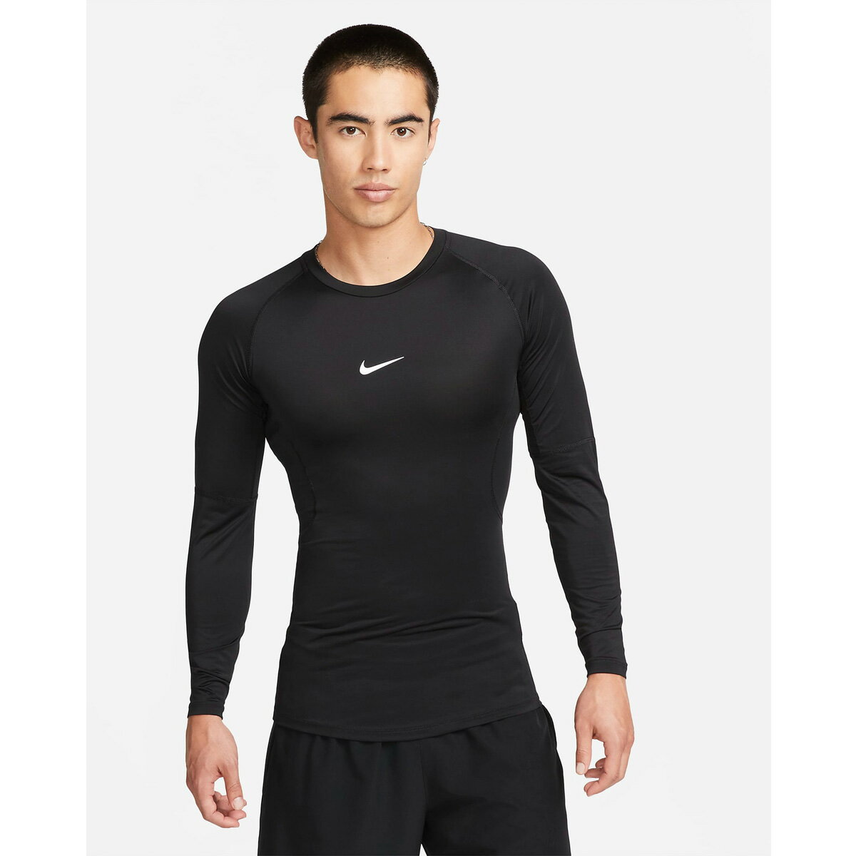 新作 ナイキ コンプレッションシャツ メンズ NIKE インナー 長袖 吸汗 速乾 ロンT Nike Pro FB7920| 大きいサイズ 有 スポーツウェア トレーニングウェア