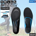疲れない 中敷き ザムスト なかじき 立ち仕事 安定 衝撃吸収 ケガしにくい スポーツ ランニング インソール フットクラフト ミドル ユニセックス ZAMST...
