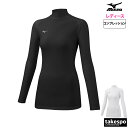 【マラソン限定】最大2000円クーポン! ミズノ コンプレッションシャツ 上 レディース Mizuno 長袖 インナーシャツ BIO GEAR バイオギアシャツ...