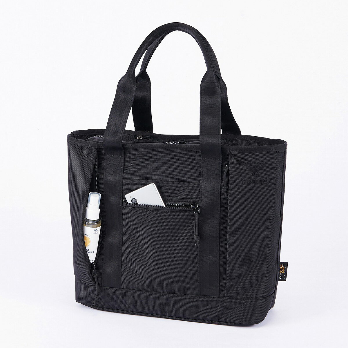 送料無料 新作 ヒュンメル トートバッグ ユニセックス hummel 20L ビジネス 通学 合宿 遠征 CORDURA コーデュラ CITY TOTE BAG HFB2044