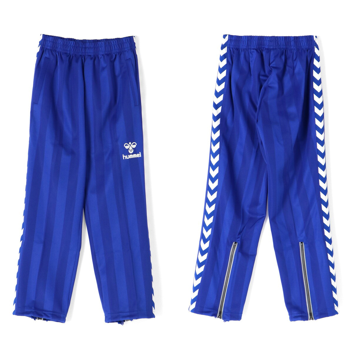 限定ジャージのタケスポのヒュンメル キッズ ジュニア ロングパンツ チーム 子供 ブランド ジャージパンツ トラックパンツ サイドライン 吸汗 速乾 ドライ サッカー フットサル hummel HJT3059 男 女の子 スポーツウェア トレーニングウェア スポーツ おしゃれ｜アングル3