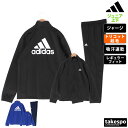 楽天限定ジャージのタケスポ5/3-5/5 3日間限定ゲリラバーゲン アディダス 新作 ジャージ 上下 ジュニア adidas バックプリント トリコット起毛 吸汗 速乾 ECL69 あす楽| セットアップ 上下セット 男 女の子 キッズ スポーツウェア トレーニングウェア