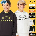 オークリー スウェット 上下 ジュニア セットアップ WARM FLEECE OAKLEY FOA407050 裏起毛 フード付き フーディ スエット ビッグロ...