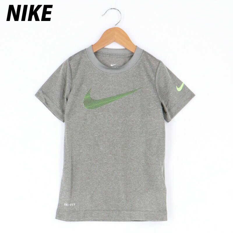 送料無料 ナイキ Tシャツ 上 ジュニア NIKE グラフィック ビッグロゴ ドライ 速乾 半袖 86F154 GRY 春夏用| 男 女の子 キッズ 男の子 スポーツウェア トレーニングウェア アウトレット ドライ スポーツ おしゃれ ブランドのサムネイル
