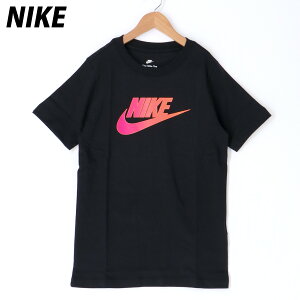 送料無料 新作 ナイキ Tシャツ 上 ジュニア NIKE 綿100 半袖 DQ3866 BLK|スポーツウェア トレーニングウェア 男 女の子 キッズ 男の子 アウトレット スポーツ おしゃれ ブランド