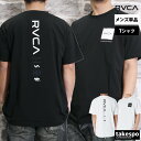 Tシャツ メンズ 半袖 吸汗 速乾 ルーカ 吸水 ESCAPE SFST バックプリント付き UVカット BF041871 RVCA 新作 大きいサイズ 有 プラクティスシャツ プラシャツ スポーツウェア トレーニングウェア ドライ スポーツ おしゃれ ブランド