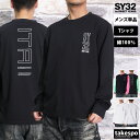 5/1〜5/6 GWポイントアップ! エスワイサーティトゥバイスィートイヤーズ Tシャツ 上 メンズ SY32 by SWEET YEARS 長袖 ロンT バッ...