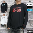 マラソン最大2000円オフクーポン! 長袖 Tシャツ メンズ ロンT コンバース プリントロングスリーブシャツ ドライ 吸汗速乾 CONVERSE CB2423...