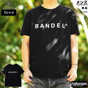 バンデル Tシャツ 上 メンズ BANDEL 半袖 ストレッチ T08B 5/o 黒 ブラック| 大きいサイズ 有 スポーツウェア トレーニングウェア