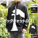 【マラソン限定】最大2000円クーポン! プーマ クロス薄手ジャケット 上 メンズ 夏 PUMA 裏メッシュ ビッグロゴ 吸汗 速乾 ドライ 522997 あす...