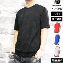 半額以下 ニューバランス Tシャツ 上 メンズ newbalance 半袖 接触冷感 吸汗 速乾 AMT35200 5/o| 大きいサイズ 有 スポーツウェア トレーニングウェア