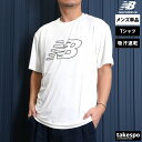 マラソン最大2000円オフクーポン! Tシャツ メンズ 半袖 吸汗 速乾 ニューバランス 吸水 フライングロゴ 薄手 ドライ ロゴ AMT51510 newba...