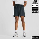 \スーパーSALE!空前の大処分!/ ハーフパンツ メンズ スポーツ 短パン ニューバランス ブランド ワンポイント newbalance AMS51207 ショートパンツ ジャージパンツ 黒 速乾 吸水 吸汗 ドライ 筋トレ ジム 新作| ブラック 大きいサイズ 有