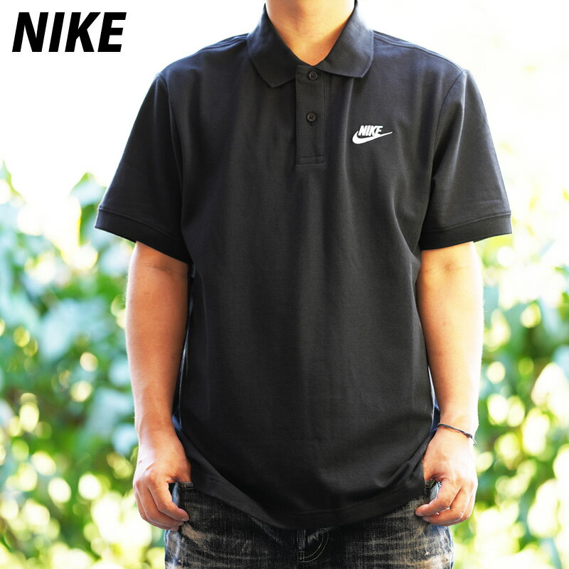 送料無料 定番 SALE セール ナイキ ポロシャツ 上 メンズ NIKE ワンポイント 半袖 CJ4457 BLK|スポーツウェア トレーニングウェア 大きいサイズ 有 ゴルフ スポーツ おしゃれ ブランド