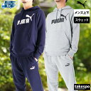 プーマ スウェット 上下 メンズ セットアップ エッセンシャル ESS PUMA 687555 フード付き フーディ 裏毛 上下セット 大きいサイズ 有 スポー...