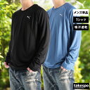 お買い物マラソン最大2000円クーポン! 長袖Tシャツ メンズ ブランド プーマ ドライ 速乾 スポーツ Tシャツ ロンT ロンティー ロングTシャツ 長袖 PUMA 吸水 吸汗 ワンポイント リフレクター 527242 新作 大きいサイズ 有 プラクティスシャツ プラシャツ スポーツウェア