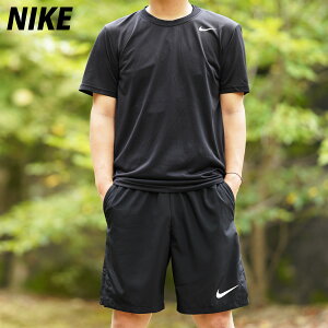 送料無料 ナイキ Tシャツ・ハーフパンツ 上下 メンズ NIKE 吸汗速乾 ドライ 薄手 半袖/ハーフ DRI-FIT レジェンド 718834 BLK|スポーツウェア トレーニングウェア 大きいサイズ 有 セットアップ 上下セット ドライ スポーツ おしゃれ ブランド