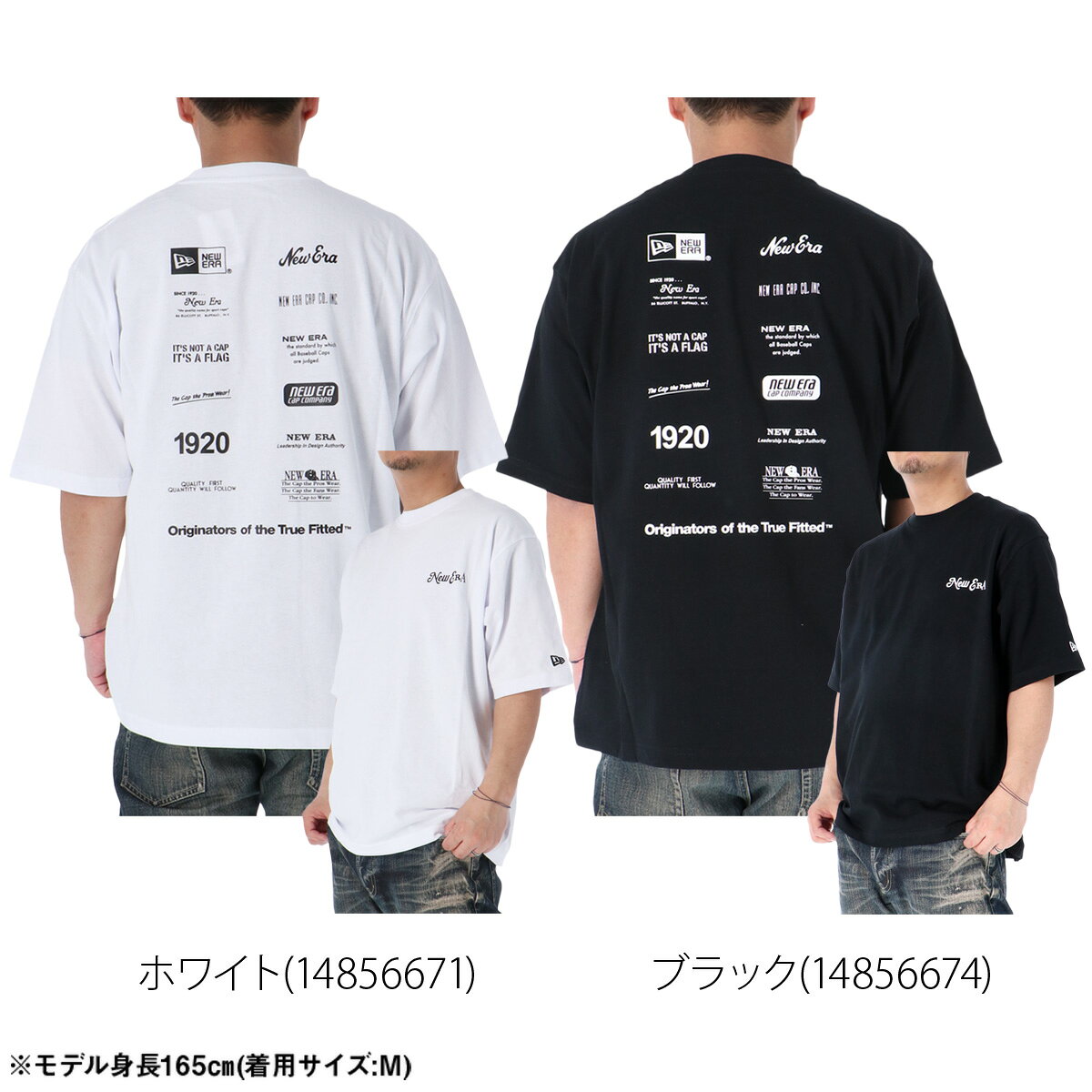 ニューエラ Tシャツ メンズ ブランド 半袖 クルーネック コットン100 綿100 バック...