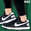 ナイキ スニーカー メンズ ビッグナイキ シューズ NIKE ビッグ LOW ビッグロー ローカット レザー 革 355152016 あす楽 黒 ブラック 新作...
