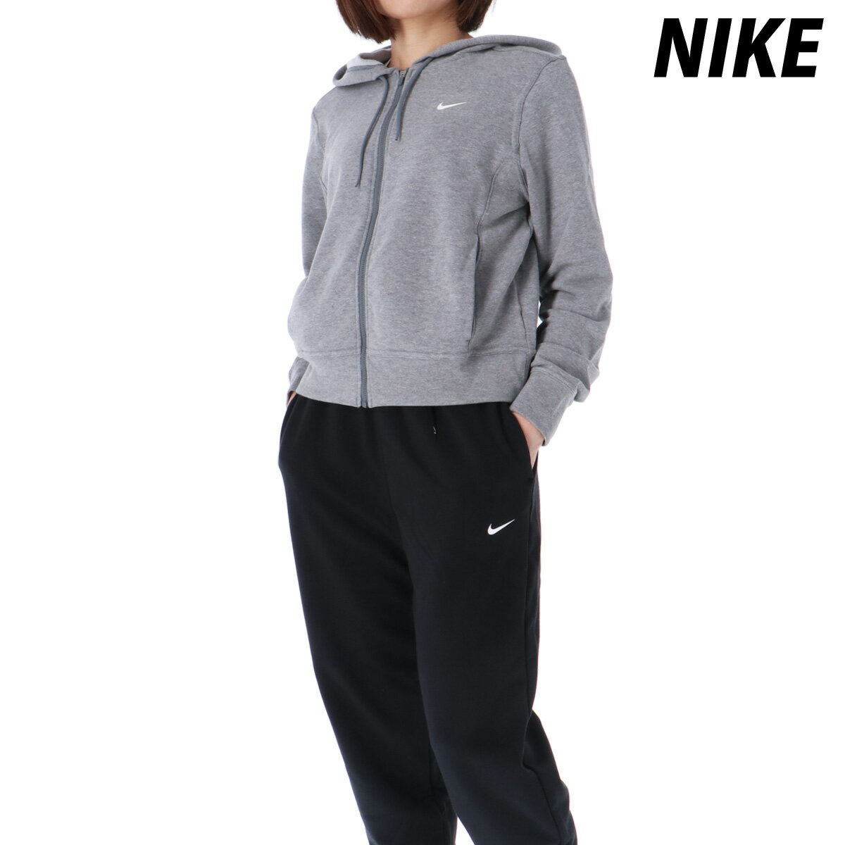 ナイキ 5/18-5/20 3日間限定ゲリラバーゲン ナイキ 新作 スウェット 上下 レディース NIKE パーカー パンツ ドライ裏毛 吸汗 速乾 FB5199 あす楽 灰色 グレー