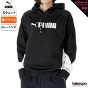 楽天限定ジャージのタケスポ5/1限定ゲリラバーゲン プーマ スウェットパーカー 上 レディース PUMA パーカー 裏フリース 保温 秋冬用 フーディ ビッグロゴ 522846 あす楽 5/o| かわいい 大きいサイズ 有 トップス ウォーキング ウェア スポーツウェア トレーニングウェア