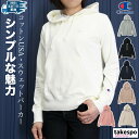 チャンピオン スウェットパーカー レディース フード付き カジュアル プルオーバー 裏毛 フーディ フーデッドスウェットシャツ Champion CWY107 ...