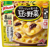 【送料無料 21個販売】クノール ポタージュで食べる豆と野菜 北海道コーン 豆乳仕立て 180g 【ケース販売】 【送料無料 21個販売】クノール ポタージュで食べる豆と野菜 北海道コーン 豆乳仕立て 180g 【ケース販売】