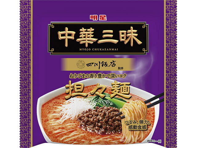 Rakuten - 【まとめ買い】【24個販売】　明星 中華三昧 　四川飯店 担々麺103g 　 袋ラーメン