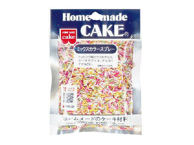 【送料無料 5個販売】共立食品 ホームメイド ミックスカラースプレー50g お菓子作り