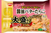 【冷凍】【送料無料　7袋販売】日清食品 日清スパ王BIG 醤油バターたらこ 大盛り 350g