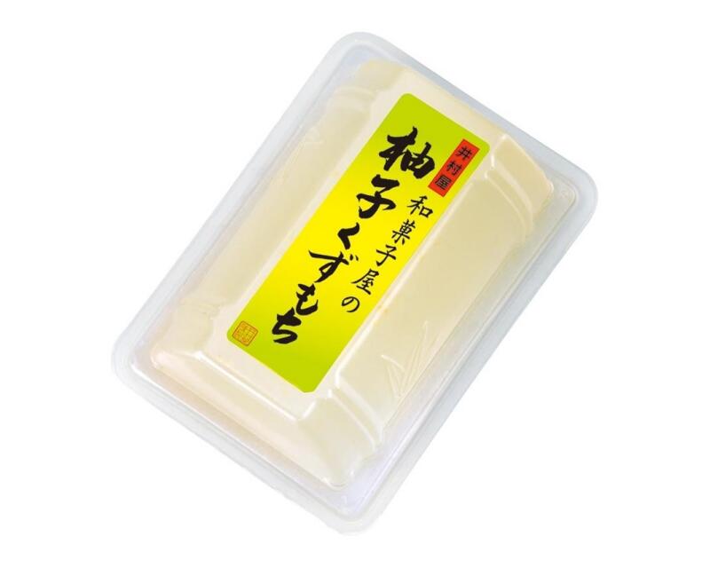 送料無料　まとめてお得【10個販売】井村屋　和菓子屋の柚子くずもち　80g×10個