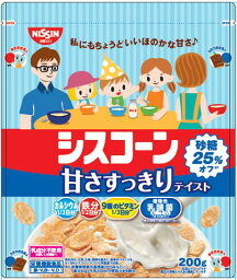 【送料無料】【12個販売】日清食品　日清シスコ　シスコーン甘さすっきり　200g　ヘルスフード