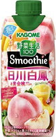 【送料無料】【12個販売】カゴメ 野菜生活100 Smoothie 日川白鳳＆黄金桃Mix 330ml紙パック