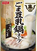 【送料無料】【4個販売】ニッスイ　ごま豆乳鍋スープ　650g　鍋スープ　豆乳鍋　ごま豆乳鍋　鍋の素