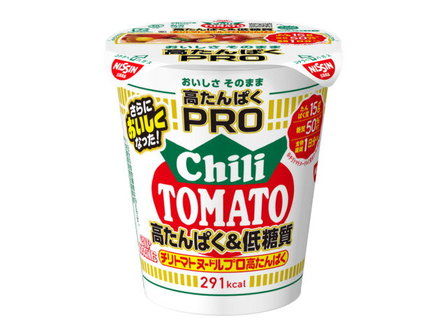 【送料無料　12個販売】日清食品　カップヌードルプロ高蛋白＆低糖質チリトマトヌードルのサムネイル