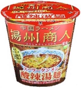 【送料無料】【12個販売】サンヨー食品 サッポロ一番 中国ラーメン揚州商人監修 スーラータンメン 92gのサムネイル