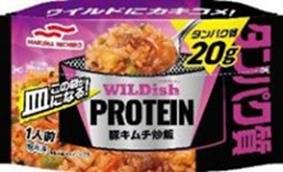 【冷凍】【送料無料】【16袋販売】マルハニチロ　WILDish　PROTEIN豚キムチ炒飯　250g　まとめ買い　冷凍炒飯　冷凍チャーハン　チャーハン　炒飯　プロテイン　キムチ