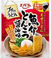 沾面用汤汁 - 【夏季限定】【まとめてお得】【6個販売】エバラ　プチッとうどん魚介豚骨　22g＊4【6個セット】家庭用調味料