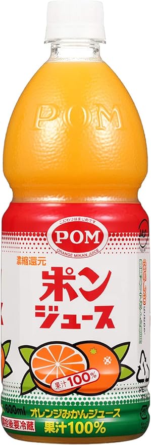 【送料無料】【6本販売】えひめ飲料　POM　ポンジュース　 800mlペット 　ジュース　まとめ買い